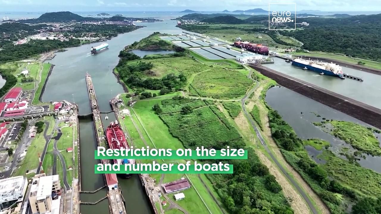 Panama Canal drought causes shipping backlog amid Christmas rush